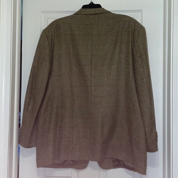 Burberry Men’s Wool Blend Plaid Blazer - Picture 7 of 8